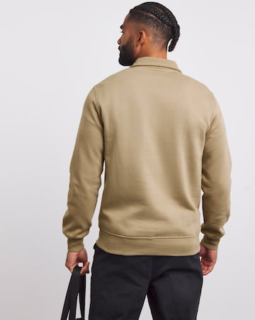 1/4 Zip Neck Sweatshirt Long