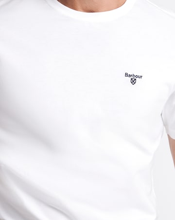 Barbour Essential Short Sleeve T-Shirt - White
