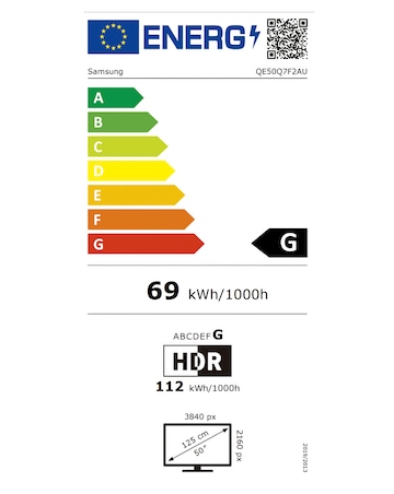 Samsung QE50Q7F2AUXXU 50in QLED 4K AI Smart TV