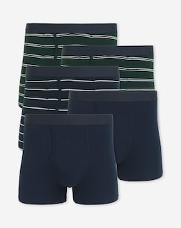 5 Pack Stripe A-Front Boxers