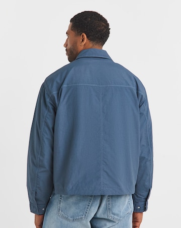 Calvin Klein Jeans Garment Dye Cotton Jacket - Vintage Indigo