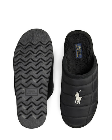 Polo Ralph Lauren Read Scuff Slipper - Black