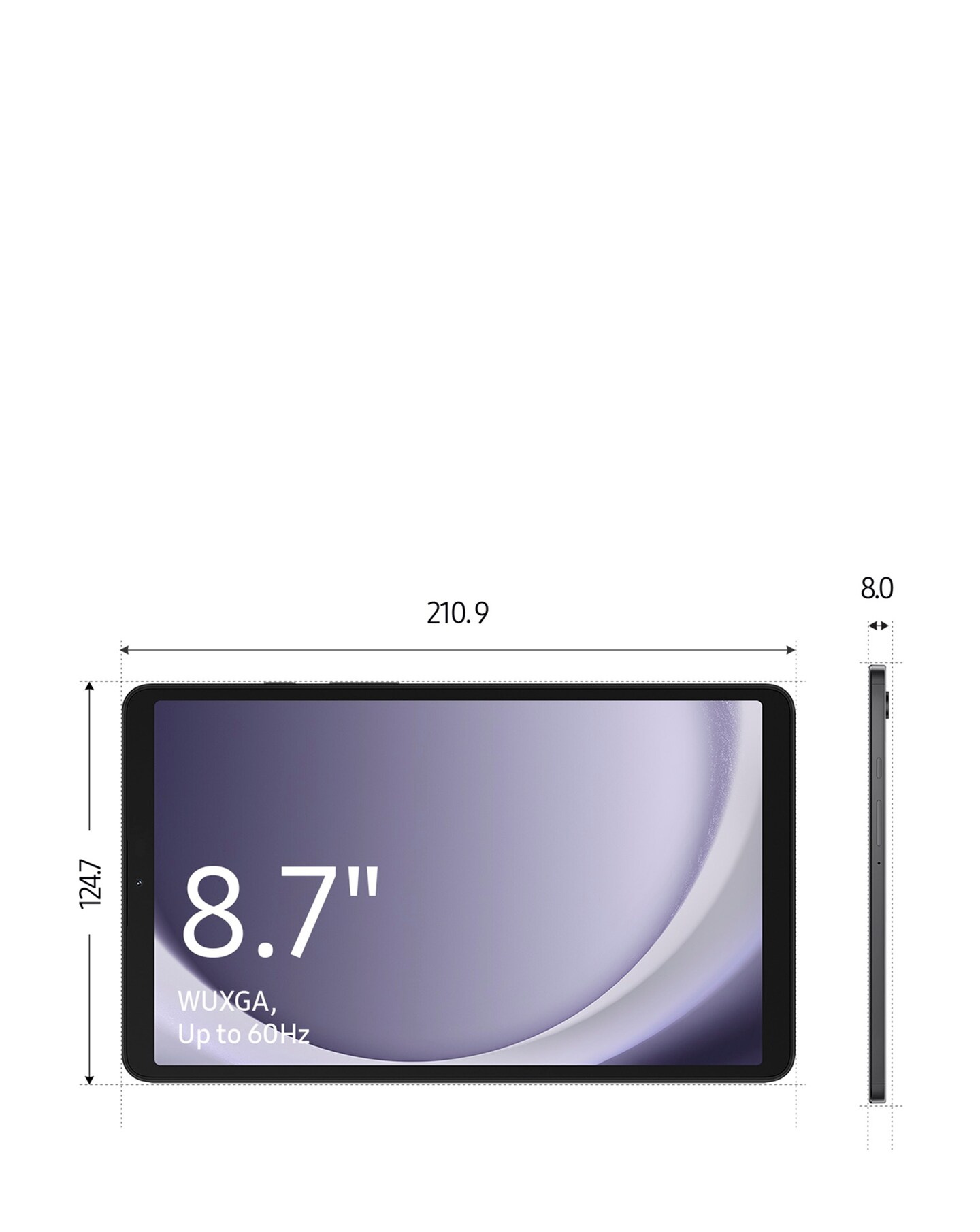 Samsung Galaxy Tab A9 8.7in 64GB WiFi Tablet - Grey | Jacamo