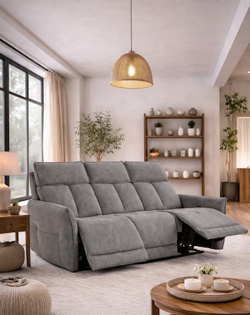 Aspire Ashford Fabric Recliner 3 Seater