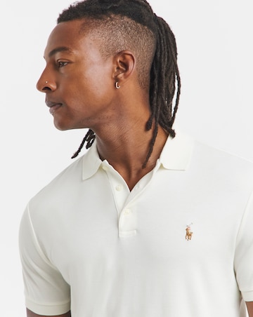 Polo Ralph Lauren Short Sleeve Soft Cotton Polo - Cream