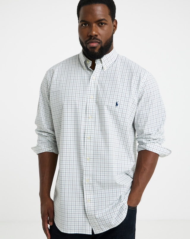Polo Ralph Lauren Long Sleeve Check Poplin Stretch Shirt - Multi