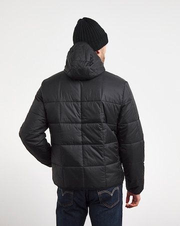 Lacoste Black Hooded Padded Jacket