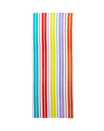 Catherine Lansfield Rainbow Lounger Towel