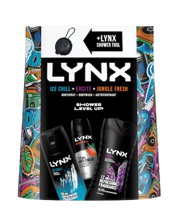 LYNX All Stars Trio & Shower Tool Gift Set