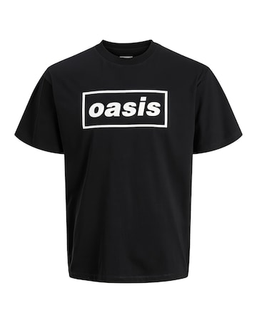 Jack & Jones Oasis Crew Neck T-Shirt - Black Multi