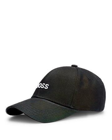 Boss Cotton Twill Logo Cap in Black