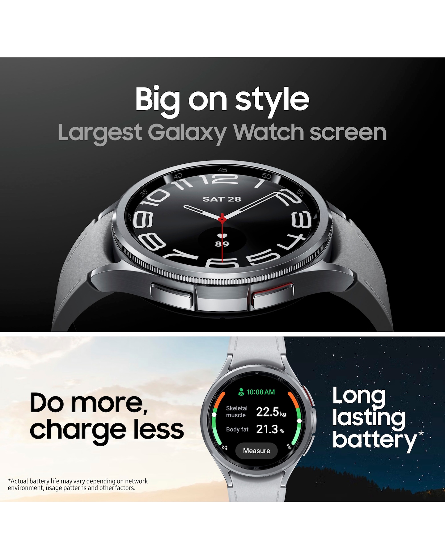 Samsung Galaxy Watch6 Classic 43mm BT - Black | Jacamo Samsung Galaxy Watch6 Classic 43mm BT - Black | Jacamo