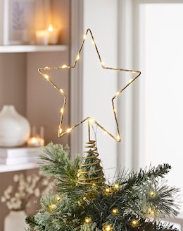 Star Lit Christmas Tree Topper