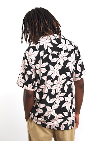 Floral Printed Holiday Shirt