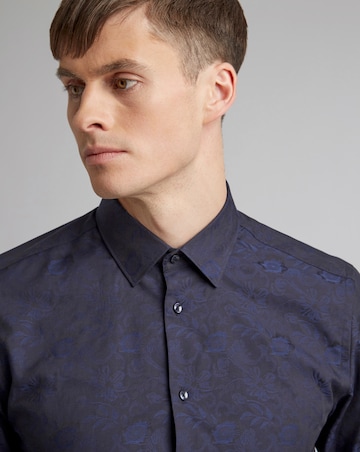 Ted Baker Floral Jacquard Slim Fit Shirt