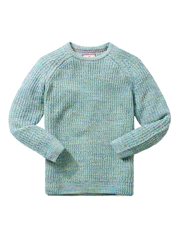 Joe Browns Summer Fresh Crew Knit - Green Multi