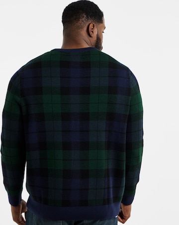 Polo Ralph Lauren Check Crew Knitted Jumper - Black
