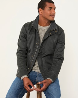 FatFace Hadley Jacket (Regular &amp; Tall) - Grey