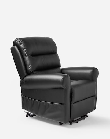 Brockton Faux Leather Electric Recliner Armchair