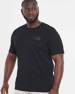Jack &amp; Jones Corp Logo T-Shirt - Black