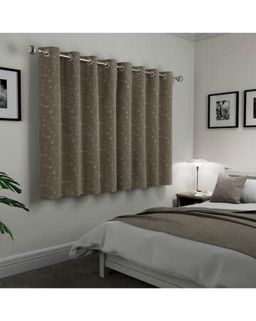 Tivoli Thermal Blackout Embroidered Eyelet Curtains