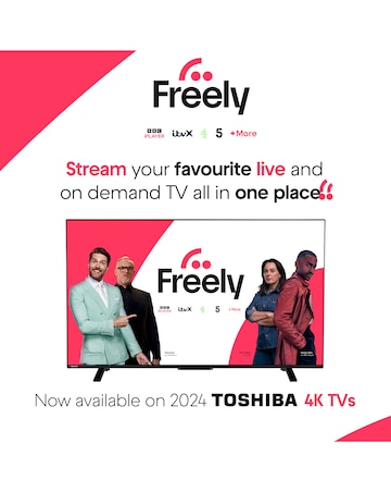 Toshiba 50UV2F53DBU 50in Smart TV 4K UHD HDR LCD Freely TV with Amazon Alexa