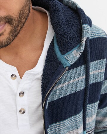 Fatface Trescowe Fleece Zip Through