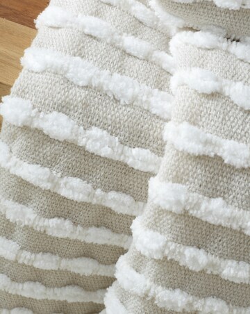 Catherine Lansfield Stab Stitch Throw