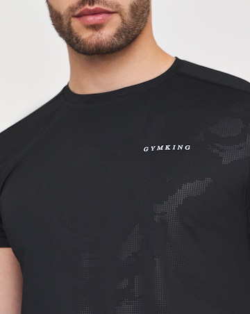Gym King Debossed Camo T-Shirt