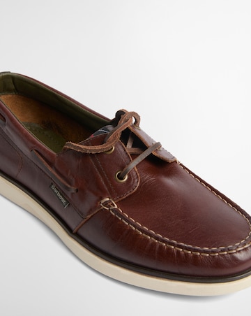 Barbour Rothley Boat Shoe - Dark Brown