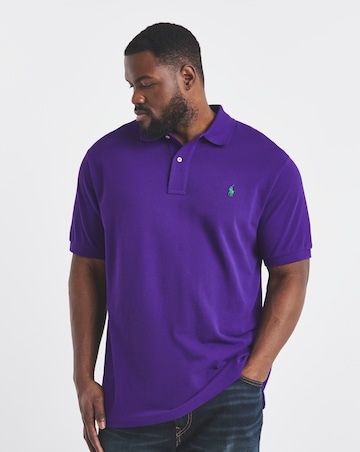 Polo Ralph Lauren Classic Short Sleeve Polo Shirt - Purple