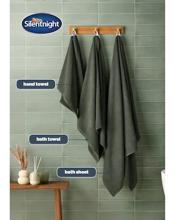 Silentnight Popcorn Waffle 6 Piece Towel Bale