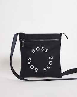 BOSS Navy Circle Logo Envelope Bag