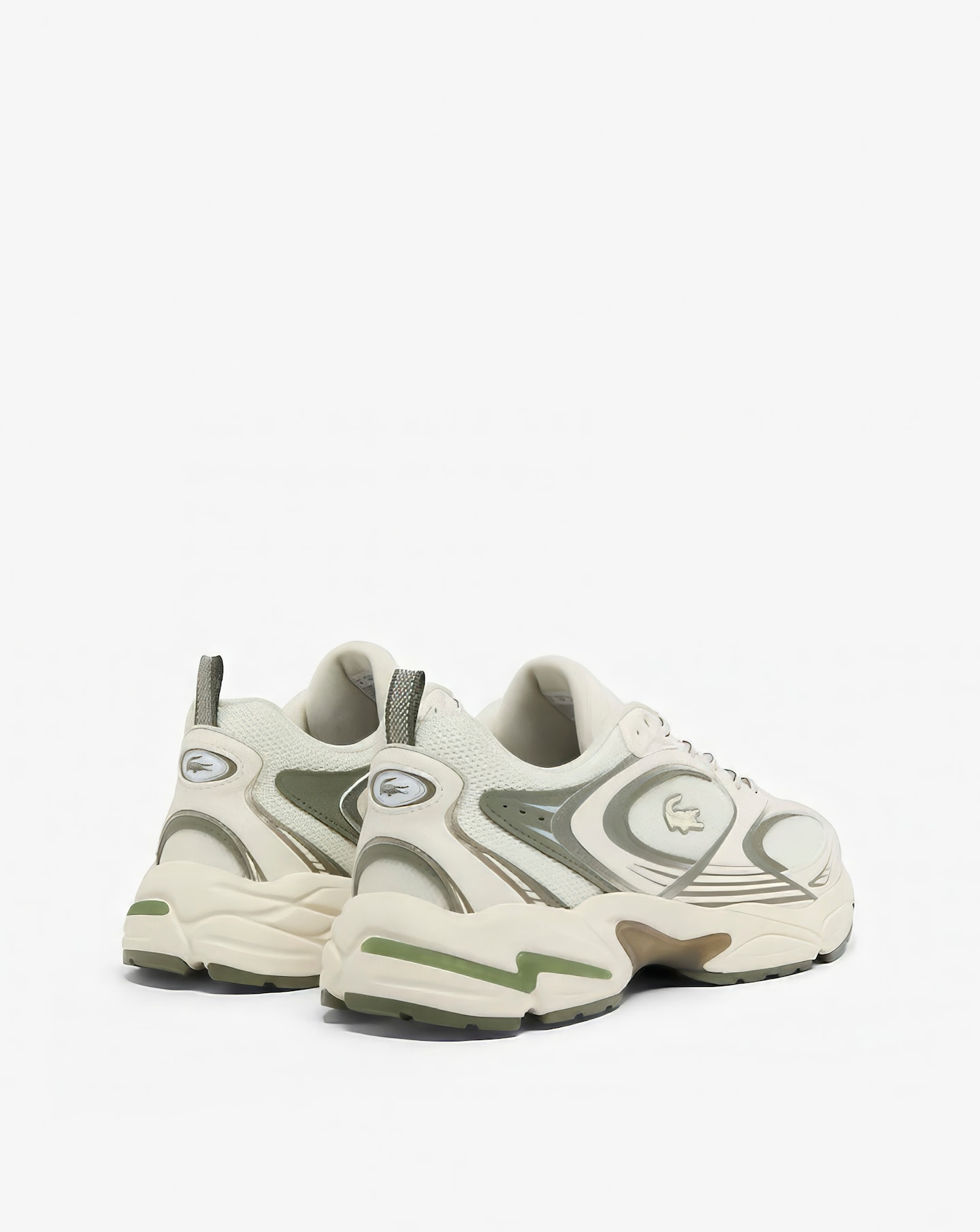 Lacoste Storm 96 Trainers - Off White/Olive | Jacamo