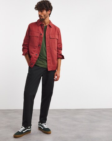 Pure Cotton V-Neck T-Shirt Long