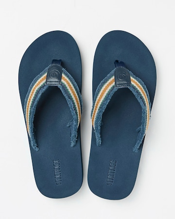 FatFace Harris Flip Flop - Navy