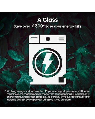 Hisense 5S Series WF5S1045BW WiFi-enabled 10kg Washing Machine - White