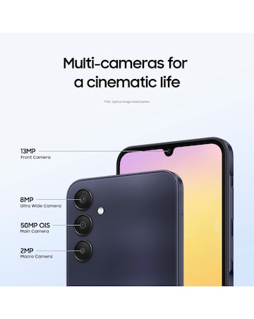 Samsung Galaxy A25 5G 128GB - Black