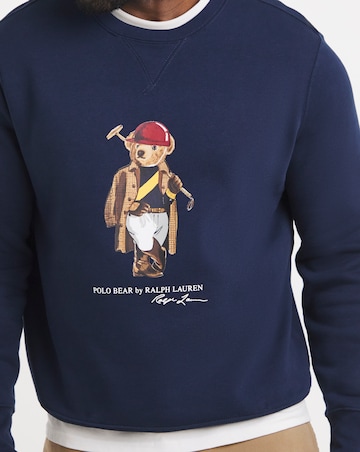 Polo Ralph Lauren Bear Crew Neck Sweatshirt - Navy