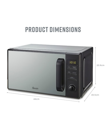 Swan SM4421BLK 20L Black Digital Microwave
