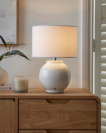 Ceramic Wireless Rechargeable Table Lamp