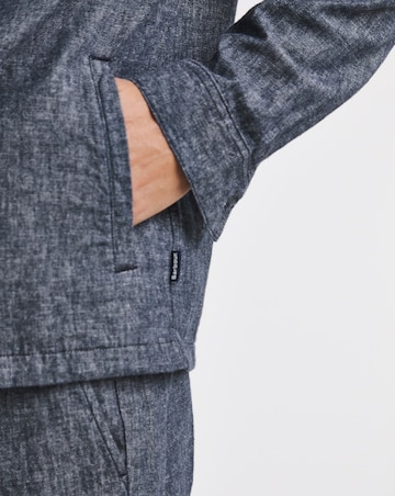 Barbour Stillwater Linen Blend Overshirt - Navy
