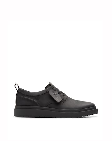 Clarks Polden Lace Shoe - Black