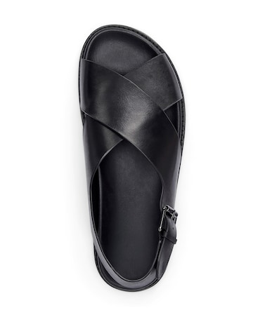 Polo Ralph Lauren Zane Leather Sandal - Black