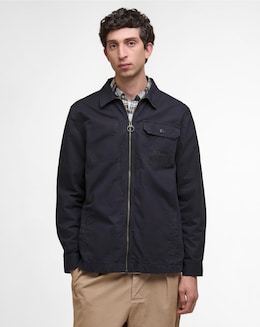 Barbour Harton Relaxed Slub Overshirt - Navy