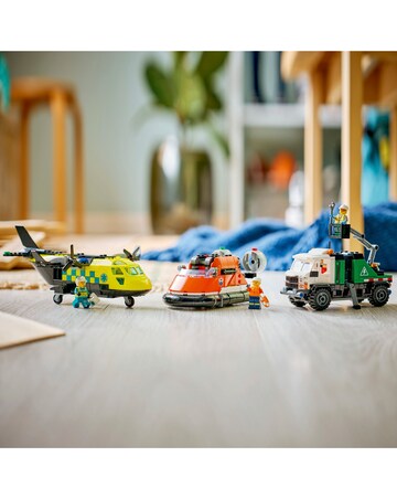 LEGO City Airplane, Service Truck & Hovercraft Rem 60505
