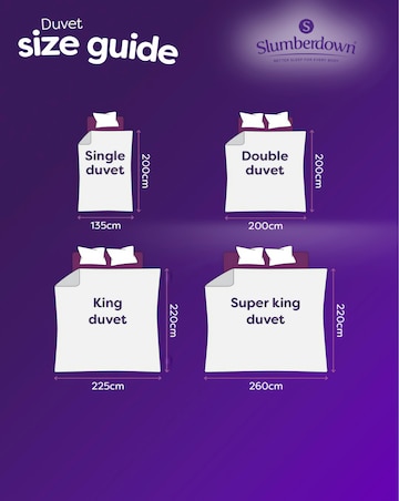 Slumberdown Feels Like Down 13.5 Tog Duvet