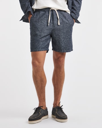 Barbour Stillwater Linen Blend Short - Navy