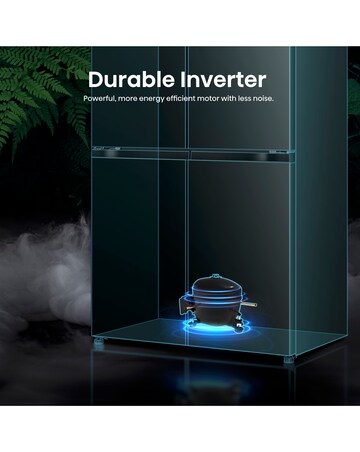 Hisense KitchenFit RQ768N4GBE Multi-Door Fridge Freezer - Black