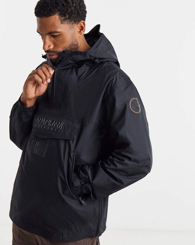 Napapijri Rainforest Next Windbreaker Jacket - Black